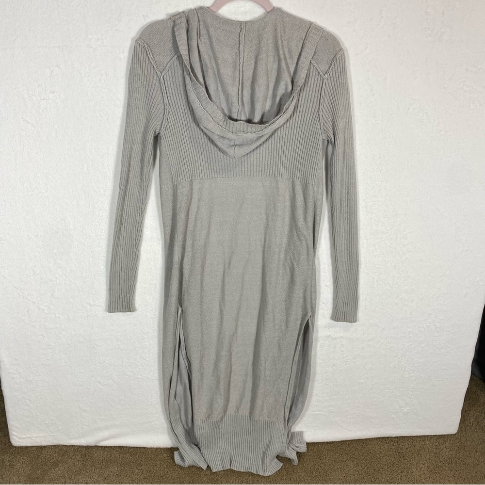 Free People Gray Maxi Cardigan with Side Slit - Picture 8 of 8